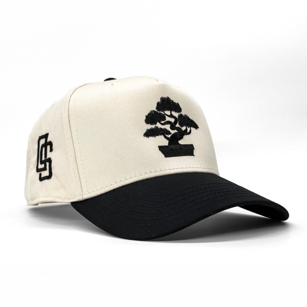 San Diego Bonsai - Black and Natural snapback Hat